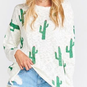 XS Show Me Your Mumu Cactus Sweater